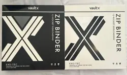 VaultX SV10.5 Binder 12 Pocket Black Bolt & White Flare - Two (2) Binder Set - Image 1