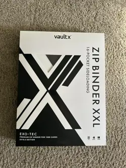 UNSEALED VaultX SV10.5 XXL Binder 16 Pocket Pokemon Black Bolt & White Flare - Image 1