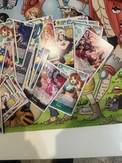 One Piece Tcg Waifu Lot Of 75 Cards Common And Uncommon Nami Nico Baby OP10 - Image 4