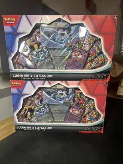 Lot of 2 Pokemon Trading Card Game Lugia ex & Latias ex Premium Collection TCG - Image 1