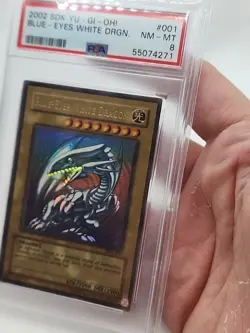 Blue-Eyes White Dragon SDK-001 PSA 8 Yu-Gi-Oh StarterDeckKaiba 2002 #V5 CCGHouse - Image 5