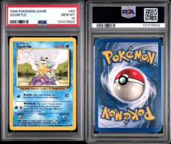 1999 Pokemon Base Set SQUIRTLE #63 PSA 10 Gem Mint 💦💦 New Cert - Image 3