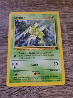 Scyther (26) - Jungle 26/64 Pokemon Card NM - Non Holo - Image 1
