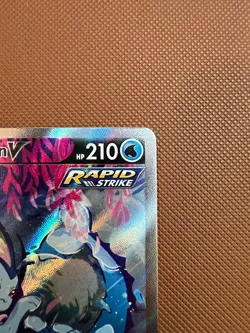 Vaporeon V SWSH181 SWSH: Sword & Shield Black Star Promo Full Alt Art Holo NM - Image 3