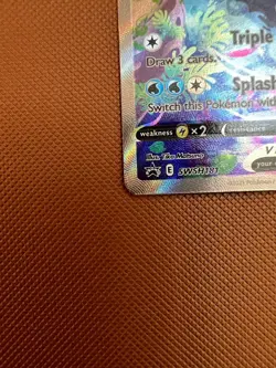 Vaporeon V SWSH181 SWSH: Sword & Shield Black Star Promo Full Alt Art Holo NM - Image 4