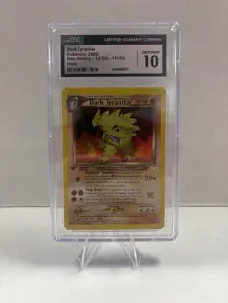 Pokemon Dark Tyranitar Neo Destiny 2002 1st Edition 11/105 Holo CGC 10 - Image 1