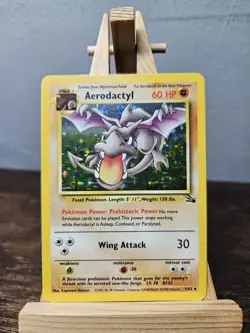 Aerodactyl 1/62 Fossil Set Rare Pokemon TCG HOLO - Image 1