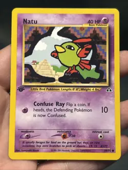 Pokemon TCG Natu 1st Edition 59/76 Neo Discovery 2001 Common- NM - Image 1
