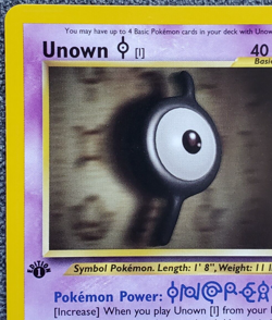 1st Edition Unown [I] - Neo Discovery - #68/75 - Vintage Pokemon Card 2001 WOTC - Image 2