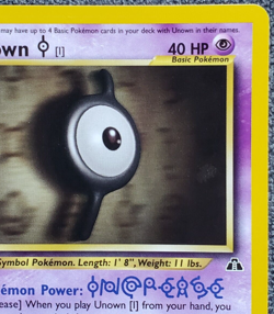 1st Edition Unown [I] - Neo Discovery - #68/75 - Vintage Pokemon Card 2001 WOTC - Image 3