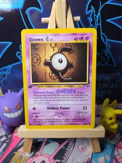 Pokemon TCG Unown [E] Neo Discovery 67/75 Regular 1st Edition Common WOTC - Image 1