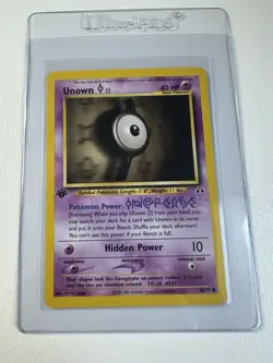 Unown [I] 1st Edition 68/75 Neo Discovery WOTC Vintage Pokemon - Image 1