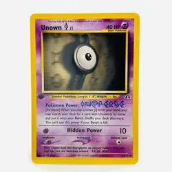 Pokemon Unown I 1st Edition 68/75 Neo Discovery WOTC Pokemon Common Card NM-MT - Image 1