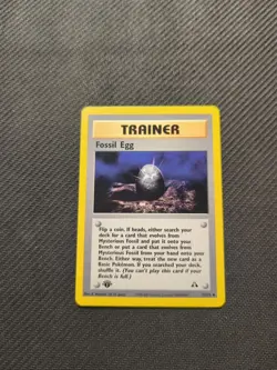 Fossil Egg 72/75 1st Edition Neo Discovery Pokemon NM - Image 1