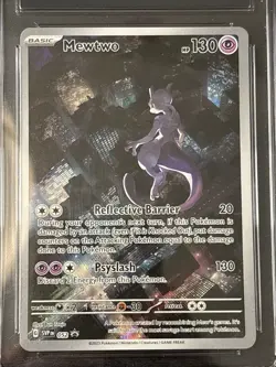 MEWTWO 052 POKEMON SVP EN SV BLACK STAR PROMO 151 2023 CGC 9.5 Mint + Batman - Image 2