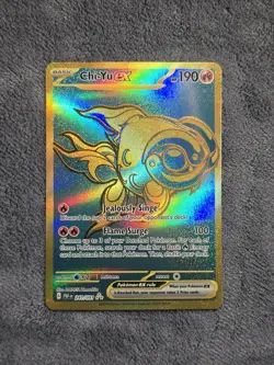 Chi-Yu ex 241/091 Hyper Rare SV: Paldean Fate Pokemon TCG NM - Image 1