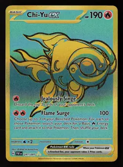 Chi-Yu ex 241/091 SV: Paldean Fates Pokemon TCG NM - Image 1