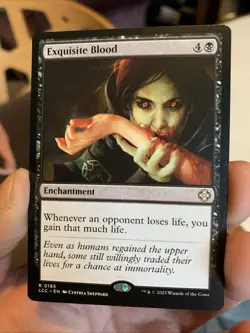 MTG: Exquisite Blood - Commander: The Lost Caverns of Ixalan (LCC) #195 (NM) - Image 1