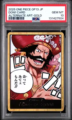 2025 ONE PIECE JAPANESE OP13-CARRYING ON HIS WILL DON!! CARD PSA 10 - Image 1