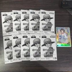 One Piece Card Game Booster Promo Pack Luffy OP13 All Foil Sealed Original - Image 1