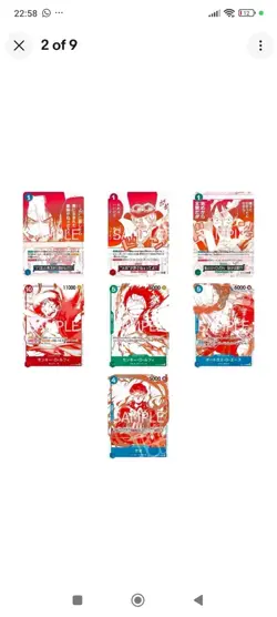 One Piece Card Game Booster Promo Pack Luffy OP13 All Foil Sealed Original - Image 2