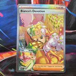 Bianca's Devotion Holo Pokemon Card SV05 Temporal Forces 209/162 - Image 1
