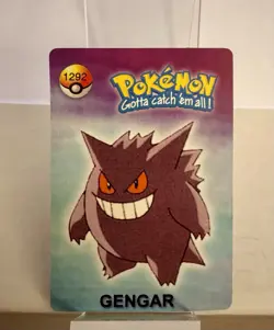 Vintage Pokemon Holo Prism Sticker Card #1294 Grimer / #1292 Gengar - Image 2