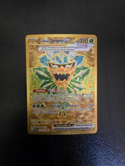 Teal Mask Ogerpon ex 221/167 Twilight Masquerade Gold Full Art Pokemon Card - NM - Image 1