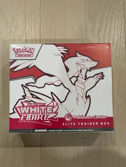 Pokemon Center White Flare Elite Trainer Box ETB Factory Sealed SEE DESCRIPTION - Image 1