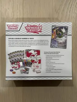 Pokemon Center White Flare Elite Trainer Box ETB Factory Sealed SEE DESCRIPTION - Image 3