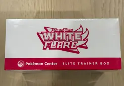 Pokemon Center White Flare Elite Trainer Box ETB Factory Sealed SEE DESCRIPTION - Image 4