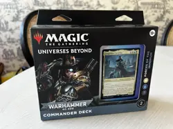 MTG Universes Warhammer 40K Commander Forces of Imperium Deck Magic Gathering - Image 1