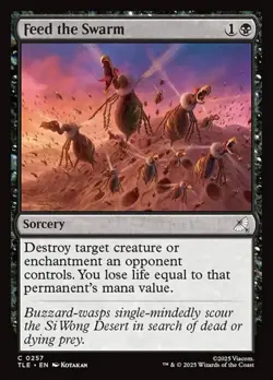 1x Feed the Swarm NM Eng MTG - Avatar The Last Airbender - Image 1