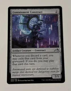 MTG Containment Construct - Kamigawa Neon Dynasty NM - Image 1