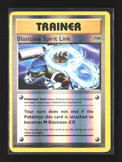 Pokemon XY - Evolutions #73/108 Reverse Holo Blastoise Spirit Link - Image 1