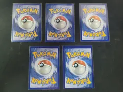 Pokemon Error card lot of 5 - Square cuts, off center OC, print error - Image 2