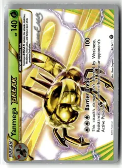 Yanmega BREAK ⭐ 8/114 Holo Rare BREAK Steam Siege World Championship Pokemon LP - Image 1