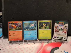 TCG Pokemon White Flare Poster Promo Set Of 3 Tepig Oshawott Snivy 🔥pack Fresh. - Image 1