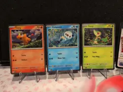 TCG Pokemon White Flare Poster Promo Set Of 3 Tepig Oshawott Snivy 🔥pack Fresh. - Image 2