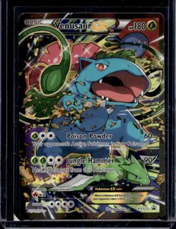 2013-17 Pokemon XY Promos Venusaur EX Black Star #XY123 - Image 1