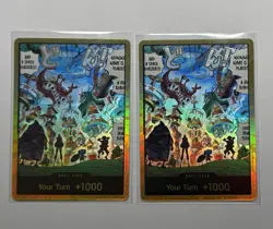 Lot Of 2: DON!! Card Egghead Gold OP14 One Piece TCG ENGLISH - Image 1