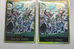 Lot Of 2: DON!! Card Egghead Gold OP14 One Piece TCG ENGLISH - Image 3