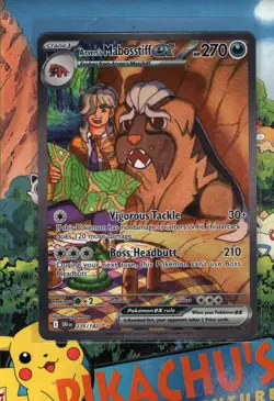 Pokemon TCG Arven's Mabosstiff ex 235/182 Sv10: Destined Rivals Holo NM/M 2 - Image 1