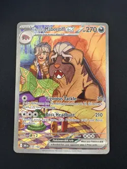 Pokemon TCG Arven's Mabosstiff EX 235/182 Sv10: Destined Rivals Rare NM/M - Image 1