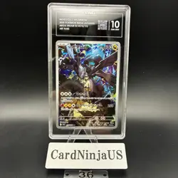 TAG GEM MINT 10 N's Zekrom AR 210/193 MEGA Dream ex M2a Pokemon Card Japanese - Image 1