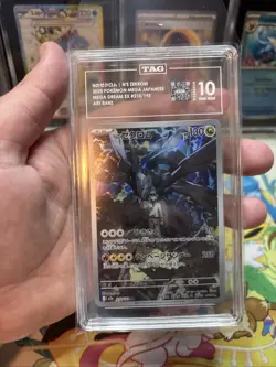 Pokemon N's Zekrom 210/193 Mega Dream EX Japanese Art Rare TAG 10 Gem Mint - Image 1