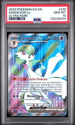 2023 POKEMON SVI EN-SCARLET & VIOLET ULTRA RARE #228 GARDEVOIR EX PSA 10 - Image 1