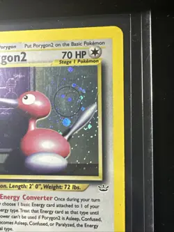 Porygon2 12/64 Neo Revelation Holo 1995-2000 Vintage Rare Pokemon TCG Card LP! - Image 3