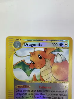 Dragonite Reverse Holo 9/165 Expedition Pokemon Card 2002 NM - Image 2