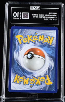 2021 Pokemon Celebrations Classic Collection BLASTOISE - Holo card 2/10 - TAG 10 - Image 2